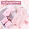 Mother's Day Gift, Luxury Self Care Spa Set with Blanket, Soap, Scented Candle, Bath Boob,Tumbler Gift Basket for Mom Wife Sister Her Friends
